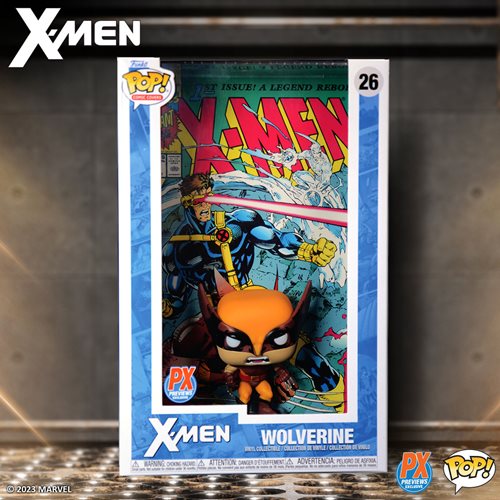 X-Men #1 (1991) Wolverine Funko Pop! Comic Cover Vinyl Figure with Case #26 - Previews Exclusive