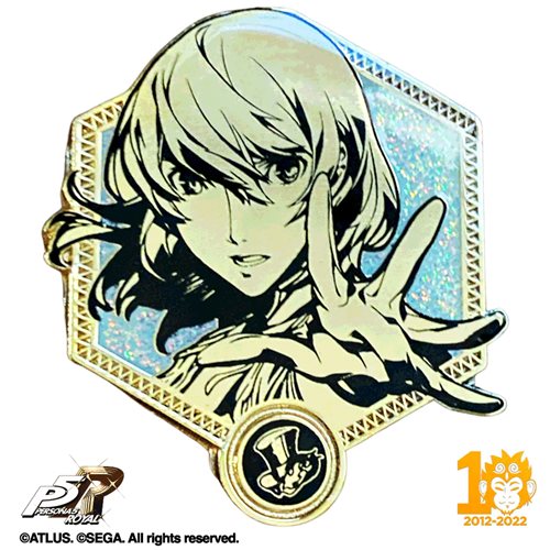 Persona 5 Royal Goro Akechi Crow Gold Series Enamel Pin