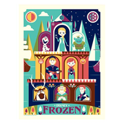 Frozen Greetings from Arendelle Silkscreen Artwork Print