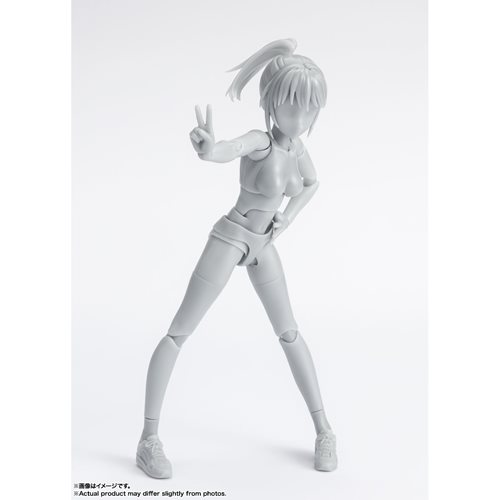 Body-chan School Life Edition DX Set Gray Color Version S.H.Figuarts Action Figure