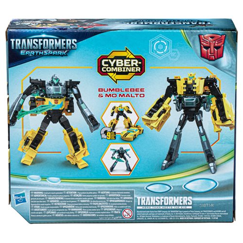 Transformers EarthSpark Cyber-Combiner Bumblebee and Mo Malto
