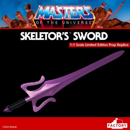 Masters of the Universe Skeletor's Sword 1:1 Scale Limited Edition Prop Replica