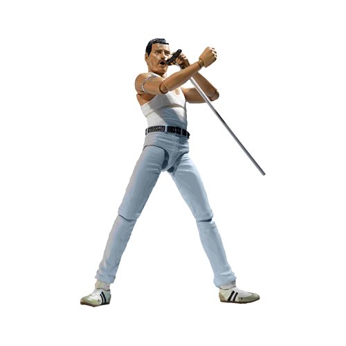 Queen Freddie Mercury Live Aid Version S.H.Figuarts Action Figure