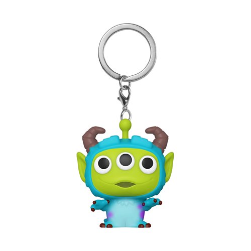 Pixar 25th Anniversary Alien Remix Sulley Funko Pocket Pop! Key Chain