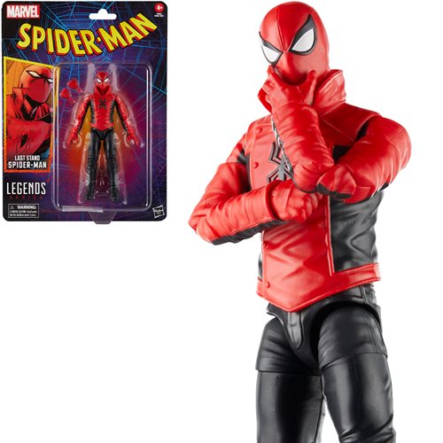 Spider-Man Marvel Legends Comic 6-inch Last Stand Spider-Man Action Figure