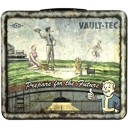 Fallout Shelter Vault-Tec Weathered Prop Replica Tin Tote - Previews Exclusive