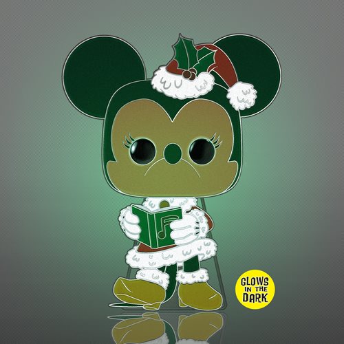 Disney Holiday Minnie Mouse Glow-in-the-Dark Large Enamel Funko Pop! Pin #22