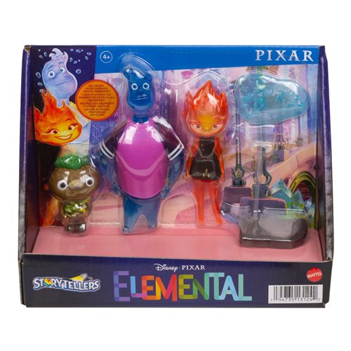Disney and Pixar Elemental Storytellers Exploring Element City Figure 3-Pack