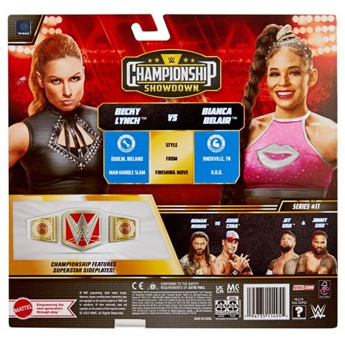 WWE Championship Showdown Series 11 Becky Lynch vs Bianca Belair Action Figure 2-Pack