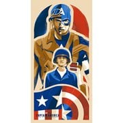 Captain America Kid From Brooklyn by Danny Haas Lithograph Art Print