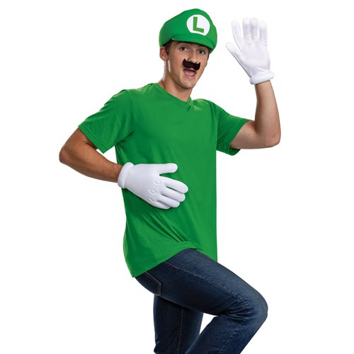 Super Mario Bros. Classic Luigi Adult Roleplay Accessory Kit