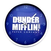 The Office Dunder Mifflin Blue Wall Clock
