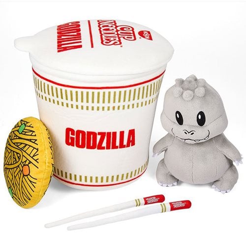 Nissin x Godzilla in Cup Noodles 10-Inch Interactive Plush