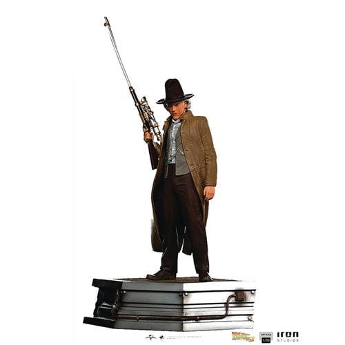 Back to the Future Part III Doc Brown Art 1:10 Scale Statue