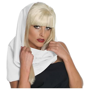 Lady Gaga White Headscarf Accessory