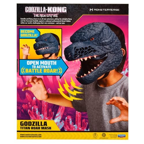 Godzilla x Kong: New Empire Movie Godzilla Interactive Mask