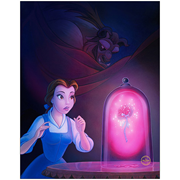 Beauty and the Beast Belle Enchanted Rose Sericel Giclee