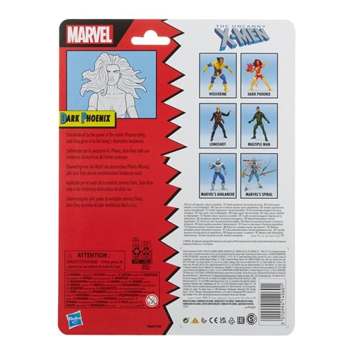 X-Men Marvel Legends Retro Dark Phoenix 6-Inch Action Figure