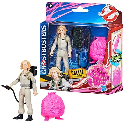 Ghostbusters Frozen Empire Fright Features Callie Spengler 5-Inch Action Figure with Ecto-Stretch Te