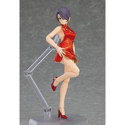 Mika with Mini Skirt Chinese Dress Outfit Figma Action Figure