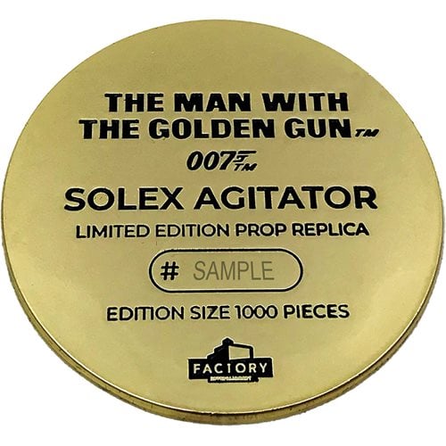 James Bond Solex Agitator Limited Edition Prop Replica