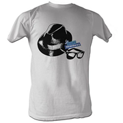 Blues Brothers Hat and Glasses White T-Shirt