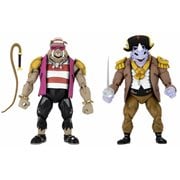 Teenage Mutant Ninja Turtles: Turtles in Time Pirate Rocksteady and Bebop 7-Inch Scale Action Figure 2-Pack, Not Mint