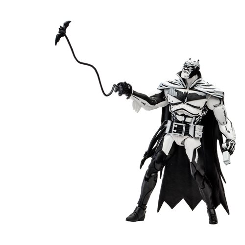 DC Multiverse Batman White Knight Sketch Edition Gold Label 7-Inch Scale Action Figure - Entertainment Earth Exclusive