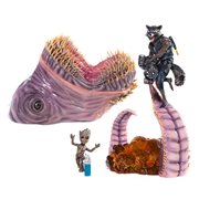 Guardians of the Galaxy Vol. 2 Groot and Rocket Raccoon vs. Obelisk Battle Diorama Series 1:10 Scale Statue