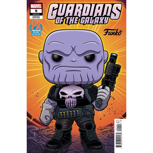 Marvel Heroes Earth-18138 6-Inch Pop! Vinyl Figure and Guardians of the Galaxy #9 Variant Comic - Previews Exclusive