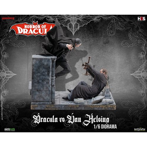 Horror of Dracula Dracula vs. Van Helsing 1:6 Scale Diorama