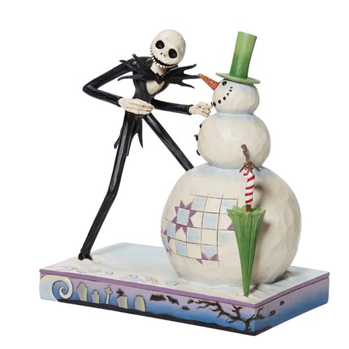 Disney Traditions The Nightmare Before Christmas Jack with Snowman by Jim Shore Statue