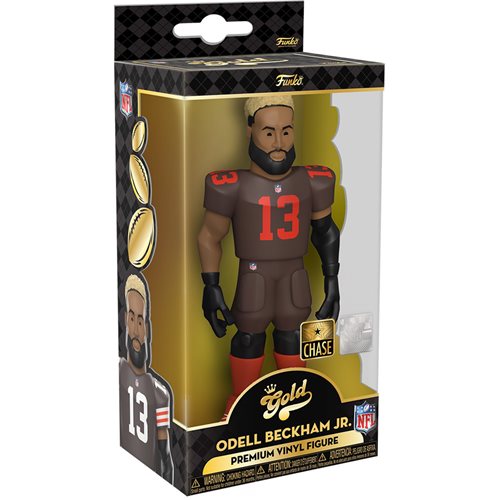 NFL Browns Odell Beckham Jr. (Home Uniform) 5-Inch Vinyl Gold Figure