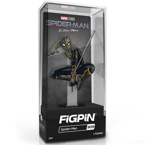 Spider-Man: No Way Home Spider-Man Black Suit FiGPiN Classic 3-Inch Enamel Pin