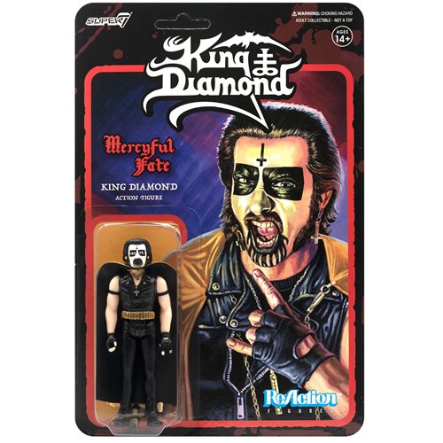 King Diamond First Tour  3 3/4--Inch ReAction Figure