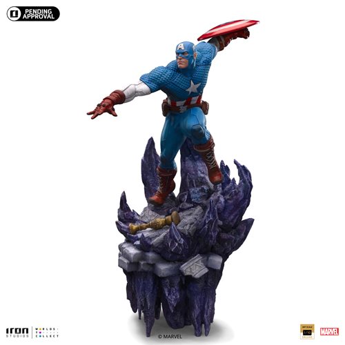 Captain America Deluxe Infinity Gauntlet Battle Diorama Series 1:10 Art Scale Limited Edition Statue