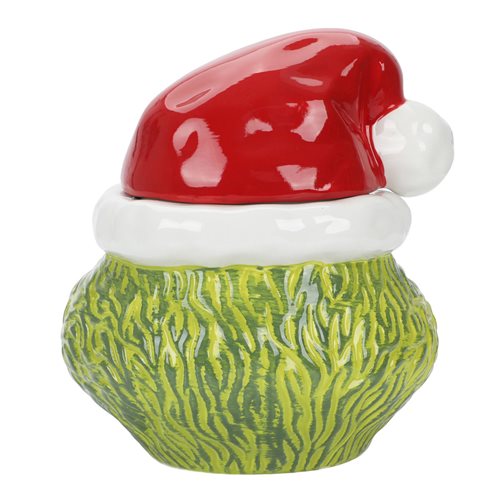 Dr. Seuss The Grinch Sculpted Ceramic Cookie Jar