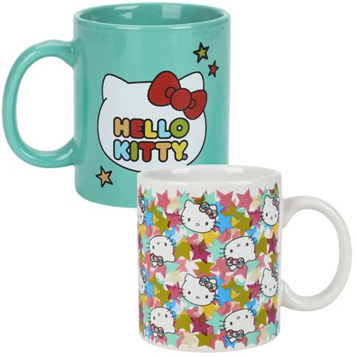 Hello Kitty 16 oz. Ceramic Mug Set of 2