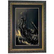 Pirates 2 Bone Sprit LE Small Framed Canvas Giclee