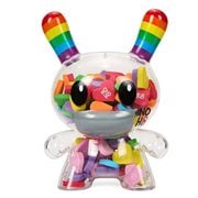 All <3 NOH8 8-Inch Rainbow Clear Shell Dunny with Hearts