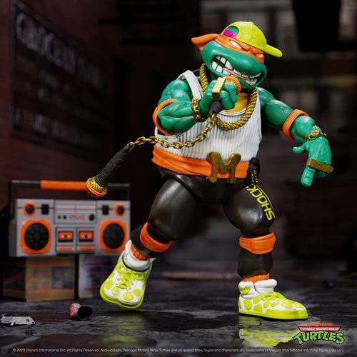 Teenage Mutant Ninja Turtles Ultimates Rapper Mike 7-Inch Action Figure