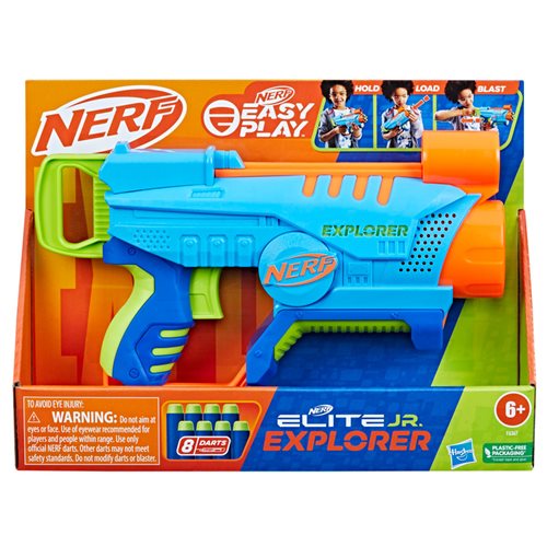 Nerf Elite Junior Explorer Easy-Play Toy Foam Blaster