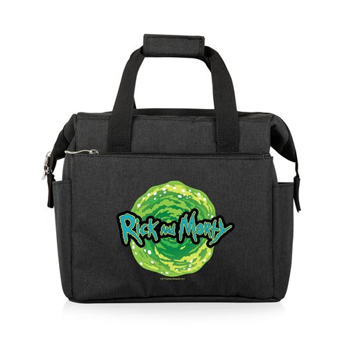 Rick and Morty Black On-the-Go Lunch Cooler Bag