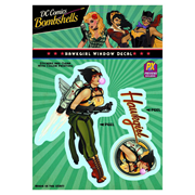 DC Comics Bombshells Hawkgirl Vinyl Decal - Previews Exclusive