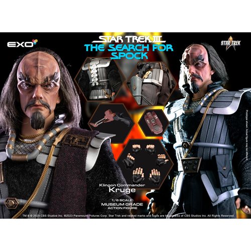 Star Trek III: The Search for Spock Commander Kruge 1:6 Scale Action Figure