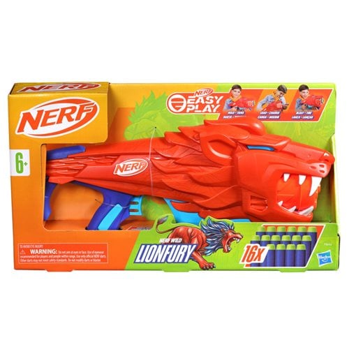 Nerf Wild Lionfury Easy Play Dart Blaster