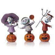 The Nightmare Before Christmas Lock Shock and Barrel Grand Jester Mini-Bust Set