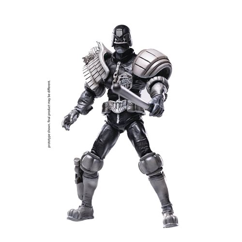 Judge Dredd Black and White Exquisite Mini 1:18 Scale Action Figure - Previews Exclusive