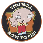 Family Guy Stewie Talking Pin Badge