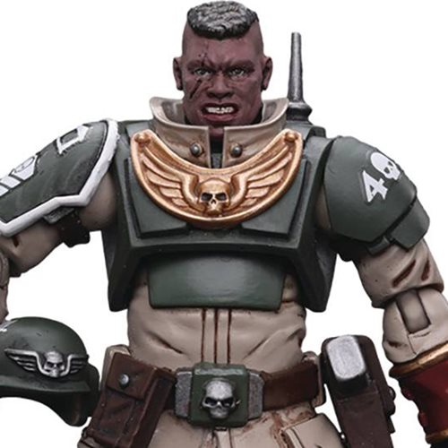 Joy Toy Warhammer 40,000 Astra Militarium Cadian Command Squad Commander with Power Sword 1:18 Scale Action Figure